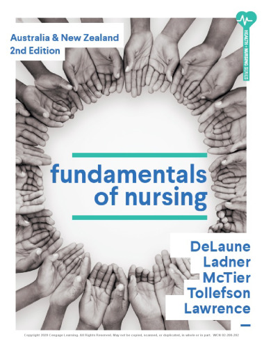 Fundamentals of Nursing: Australia & NZ Edition By Sue Carter DeLaune, Lauren McTier, Joanne Tollefson, Joanne Lawrence, Patricia Kelly Ladner