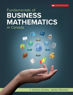 Fundamentals of business mathematics in Canada By Jacqueline Shemko; F. Ernest Jerome