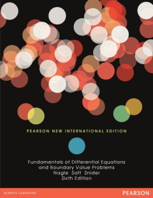 Fundamentals of differential equations and boundary value problems - Nagle, R Kent;Saff, Edward;Snider, David
