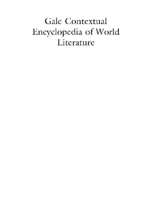Gale Contextual Encyclopedia of World Literature D-J Vol. 2 By Anne Marie Hacht; Dwayne D Hayes; Gale (Firm)
