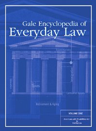 Gale Encyclopedia of Everyday Law vol.1 By Jeffrey Wilson