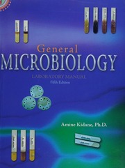 General Microbiology Laboratory Manual, Fifth Edition, Columbus State Community College
