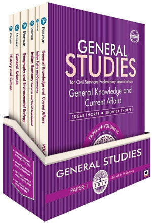 General Studies for Civil Services Preliminary Examination 2019 6 Volume Set - Edgar Thorpe, Showick Thorpe - 9789353065812-2