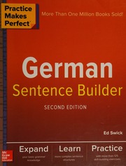 German sentence builder - 9781260019131