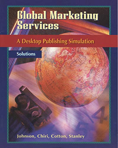 Global marketing services: a desktop publishing simulation