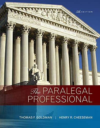Goldman: Paralegal Professional Th_5 - 5th Edition