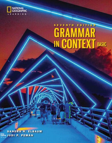 Grammar in Context Seventh Edition. Basic Student Book By Sandra N. Elbaum, Judi P. Pemán - 9780357140482