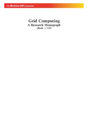 Grid Computing: A Research Monograph By JANAKIRAM
