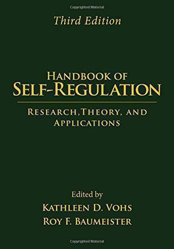 Handbook Of Self Regulation Research Theory And Applications