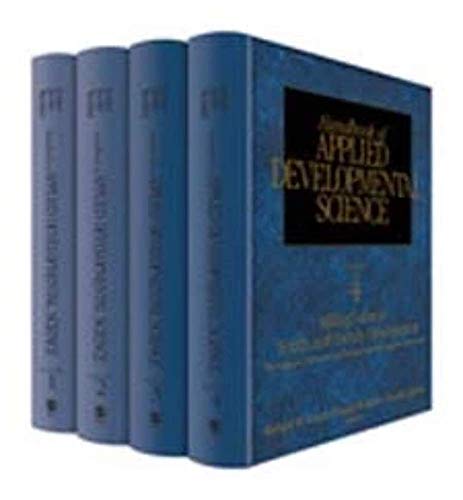 Handbook of Applied Developmental Science (4 Volume Set) 1-4