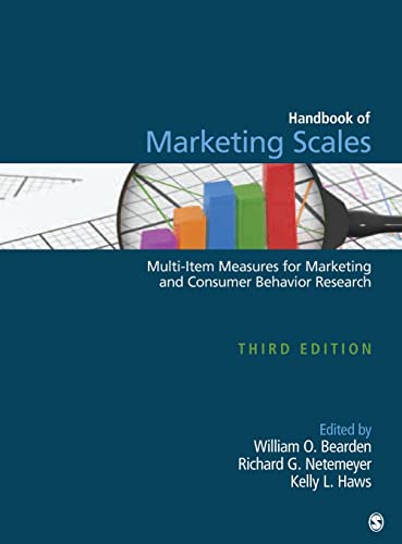 Handbook of Marketing Scales: Multi-Item Measures for Marketing and Consumer Behavior Research - 9781412980180