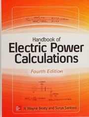 Handbook of electric power calculations