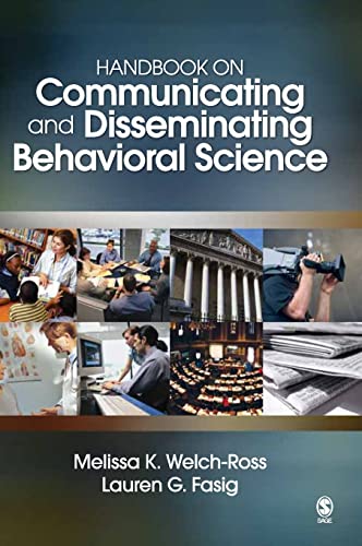 Handbook on Communicating and Disseminating Behavioral Science
