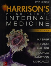 Harrison's principles of internal medicine - 9780071848763