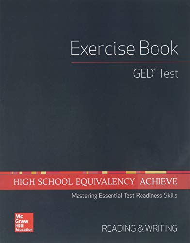 High School Equivalency Achieve, GED Exercise Book Reading and Writing