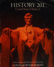 History 201 United States History I College of San Mateo