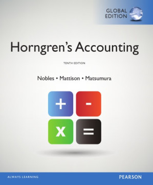Horngren's Accounting: 2v - Matsumara, Ella Mae; Mattison, Brenda; Miller-Nobles, Tracie L
