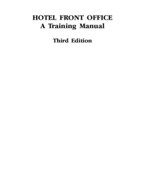Hotel Front Office: A Training Manual By Sudhir Andrewz