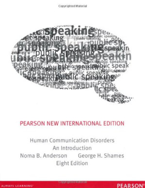 Human Communication Disorders: An Introduction - Noma B. Anderson, George H. Shames