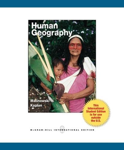 Human geography by Malinowski, Jon C; Kaplan, David H., 1960-