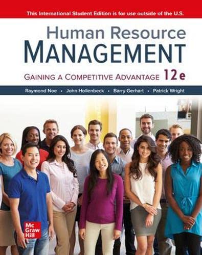 Human resource management: gaining a competitive advantage - 9781260570748