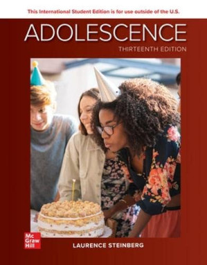 ISE Adolescence, 13th Edition By Steinberg, Laurence