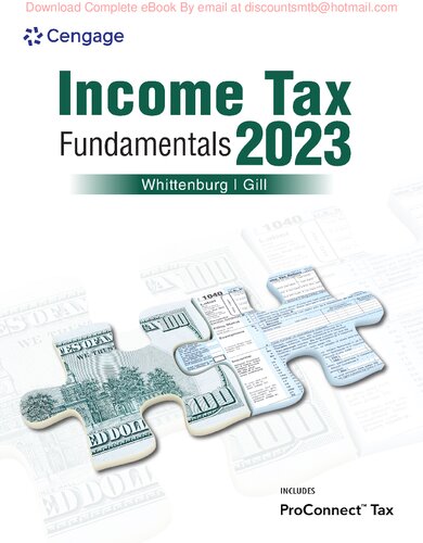 Income Tax Fundamentals 2023 By Gerald Whittenburg, Steven Gill - 9780357719541