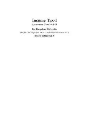 Income Tax-I By V. Rajesh Kumar; R. K. Sreekantha
