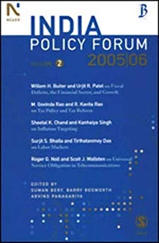 India Policy Forum 2005-06 by et al