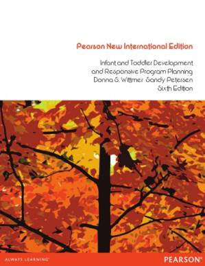 Infant and toddler development and responsive program planning - Petersen, Sandy; Wittmer, Donna S.