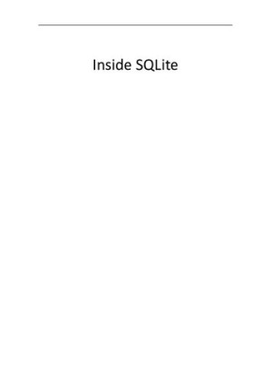 Inside SQLite - Sibsankar Haldar