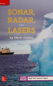 Inspire Science, Grade 4, Leveled Reader, Sonar, Radar, and Lasers on Level