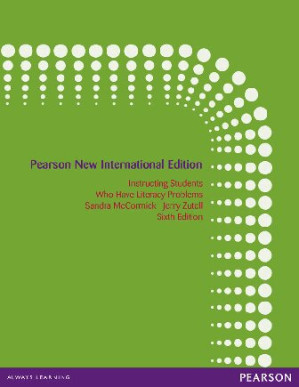 Instructing Students Who Have Literacy Problems: Pearson New International Edition - Sandra Mccormick