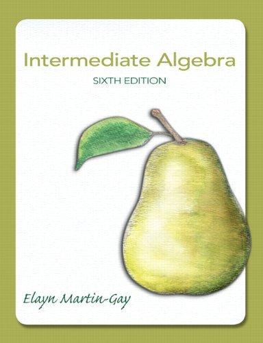 Intermediate Algebra 6Th Edition