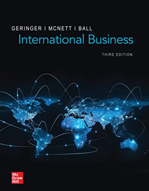 International Business By Michael Geringer, Jeanne McNett