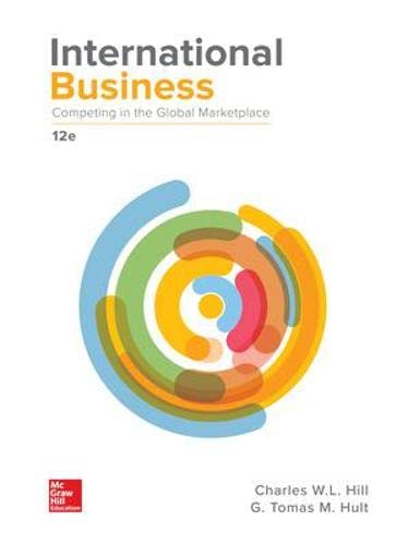 International Business: Competing in the Global Marketplace - 12th Edition
