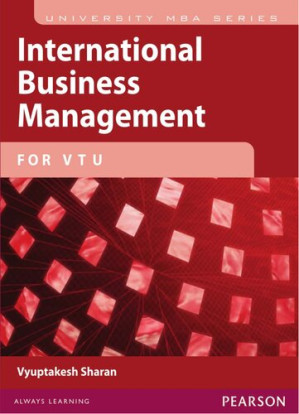International Business Management : For VTU - Vyuptakesh Sharan