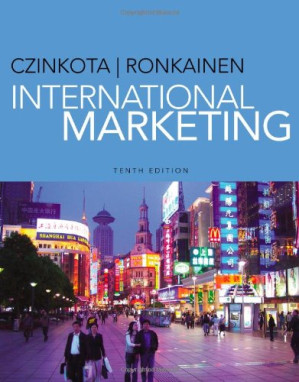 International Marketing By Michael R. Czinkota, Ilkka A. Ronkainen