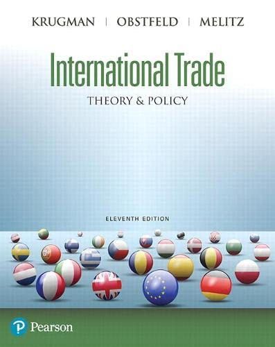 International Trade: Theory & Policy