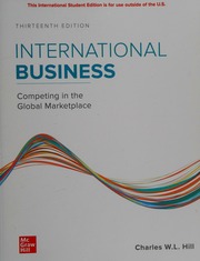 International business: competing in the global marketplace - 9781260005691