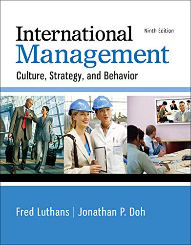 International management: culture, strategy, and behavior - 9780077862442