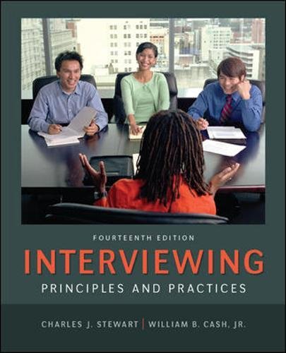 Interviewing: Principles and Practices - 14th Edition