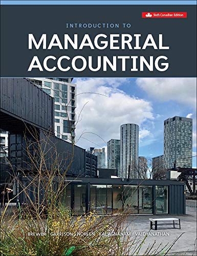 Introduction To Managerial Accounting - 9781260060416