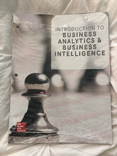 Introduction to Business Analytics & Business Intelligence - 9781259711114