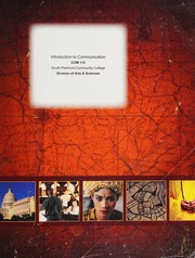 Introduction to Communication (Com 110 division of arts &sciences)