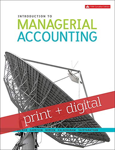 Introduction to Managerial Accounting with Connect with SmartBook COMBO