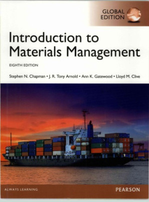 Introduction to Materials Management - Steve Chapman, Ann K. Gatewood, Tony K. Arnold, Lloyd Clive