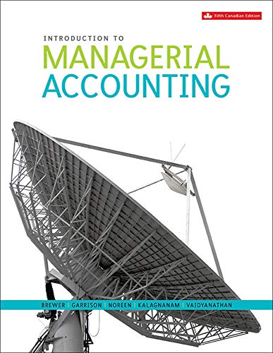Introduction to managerial accounting - 9781259105708
