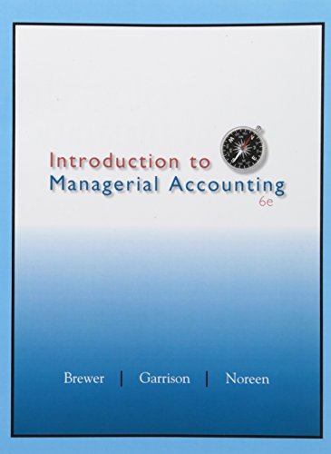 Introduction to managerial accounting - 9781259160592