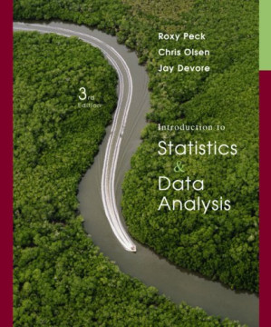 Introduction to statistics and data analysis By Roxy Peck, Chris Olsen, Jay L. Devore - 9781401861858